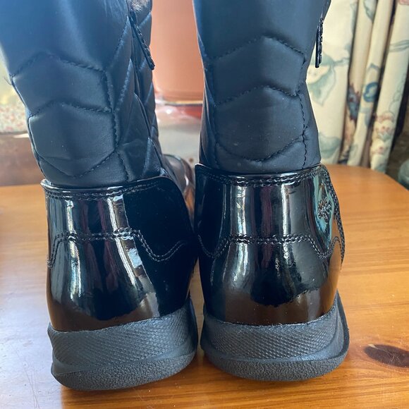 TOTES WATERPROOF LINED, SIDE-ZIP BOOTS SZ 9 - Picture 3 of 8